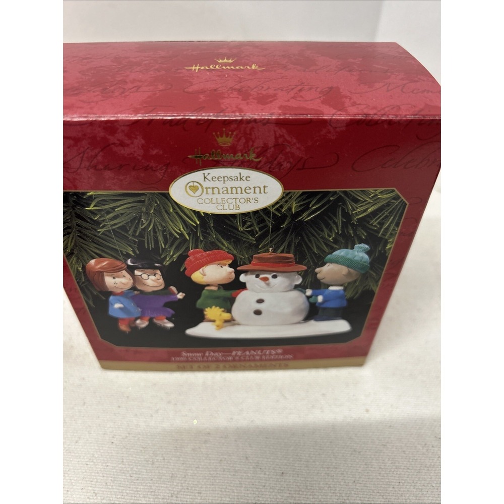 Hallmark Ornaments FOLLOW THE LEADER 1998 SNOW DAY PEANUTS 1999 Collectors Club - Picture 5 of 10